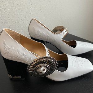 TOGA Pulla White Mary Janes